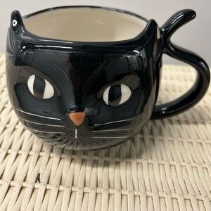 Black Cat Ceramic Mug